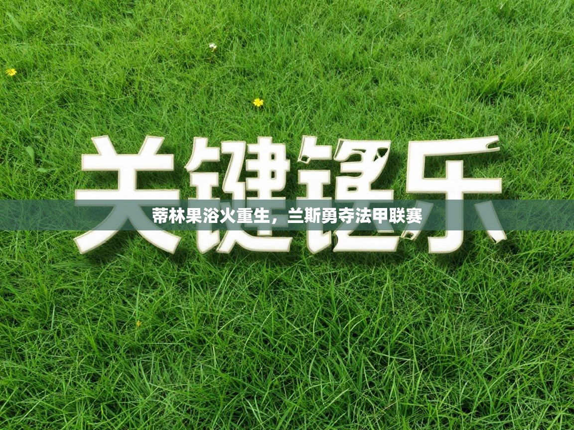 蒂林果浴火重生,兰斯勇夺法甲联赛 第1张